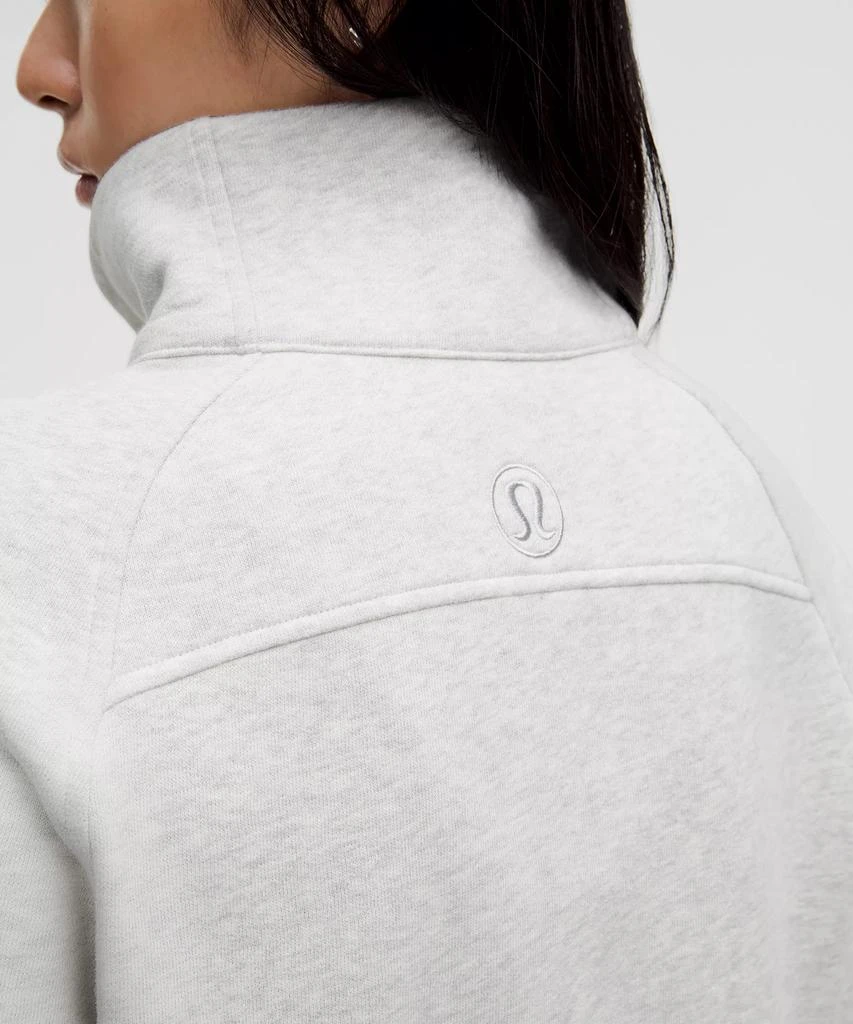 Scuba Oversized Funnel-Neck Half Zip *Long 商品