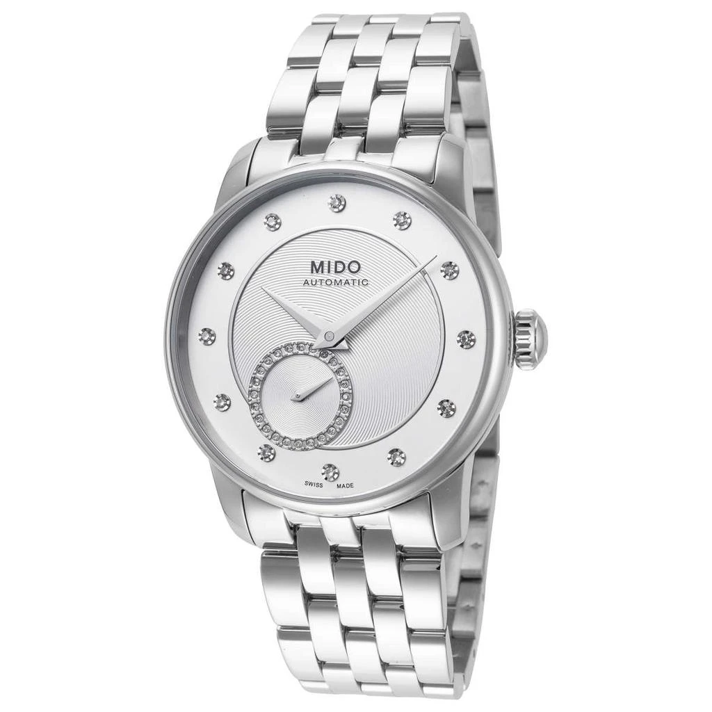 商品MIDO|Baroncelli II 系列 女士机械腕表 M0072281103600,价格¥3227,第1张图片