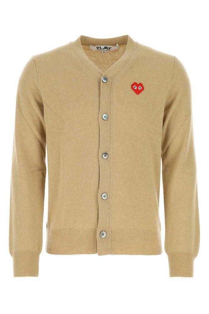 商品Comme des Garcons|Comme des Garçons Play Logo Patch Buttoned Cardigan,价格¥2999,第1张图片