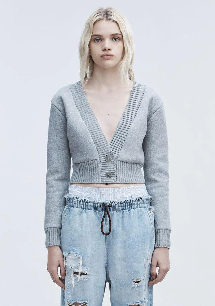 商品Alexander Wang|CROPPED CARDIGAN,价格¥1130,第3张图片详细描述