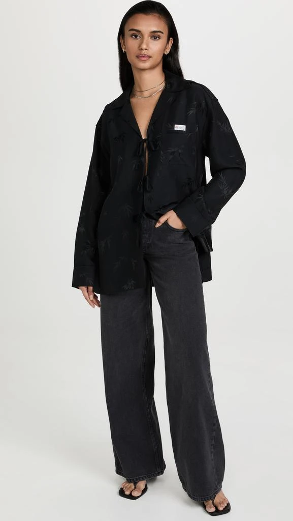商品Alexander Wang|Alexander Wang 长袖睡衣式衬衫,价格¥1529,第5张图片详细描述