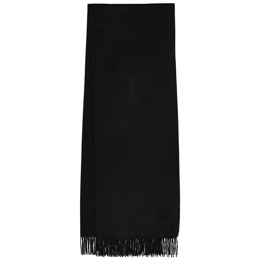 商品Max Mara|Max Mara Tartan Camel Scarf In Black,价格¥1324,第2张图片详细描述