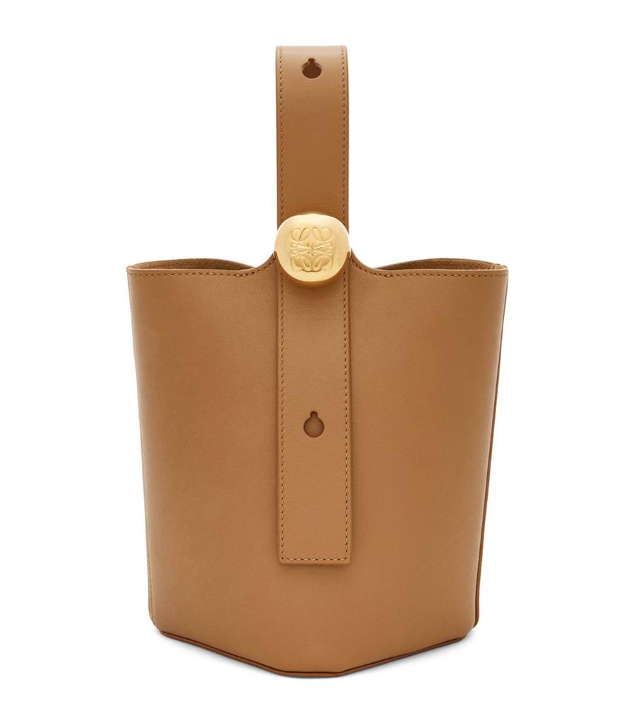 Loewe Mini Leather Pebble Bucket Bag - Shoulder Bags