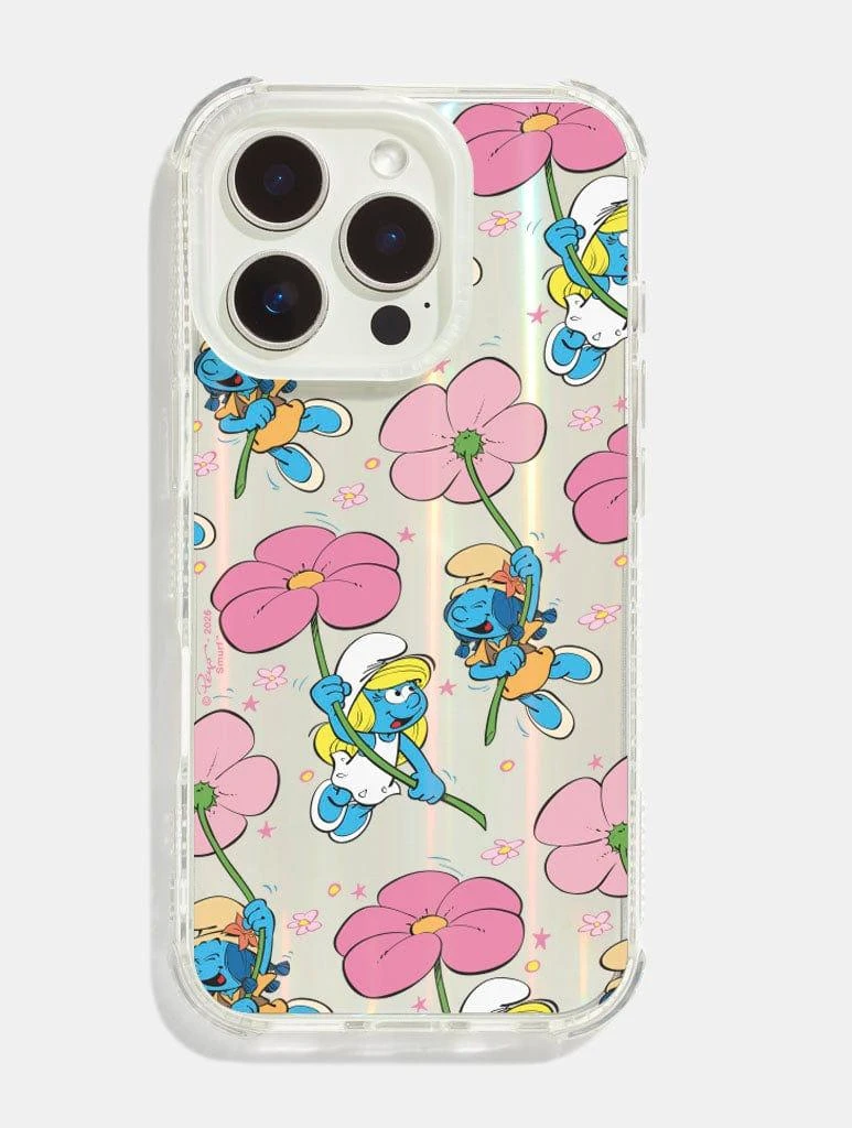 商品Skinnydip London|The Smurfs Floral Smurfette Shock iPhone Case,价格¥270,第1张图片