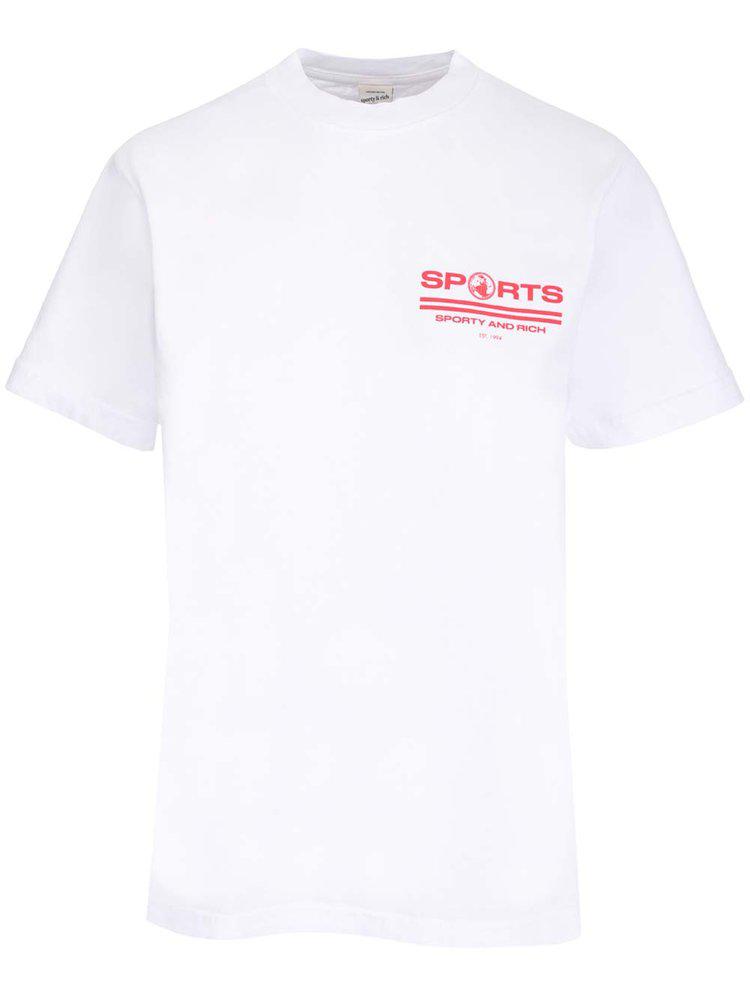 Sporty & Rich Sports Printed T-Shirt商品第1张图片规格展示