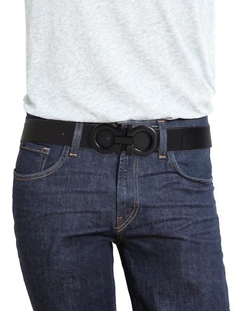商品Salvatore Ferragamo|Adjustable Oversized Gancini Buckle Belt,价格¥3622,第4张图片详细描述