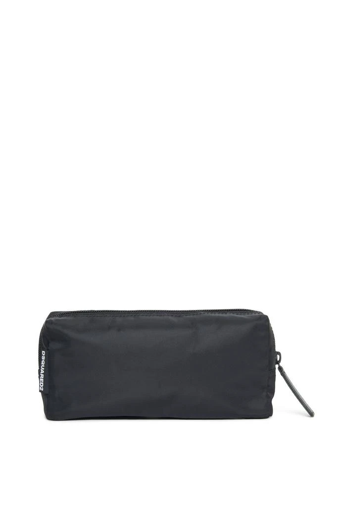 商品DSQUARED2|Dsquared2 Kids Logo Embroidered Zipped Pencil Case,价格¥378,第2张图片详细描述