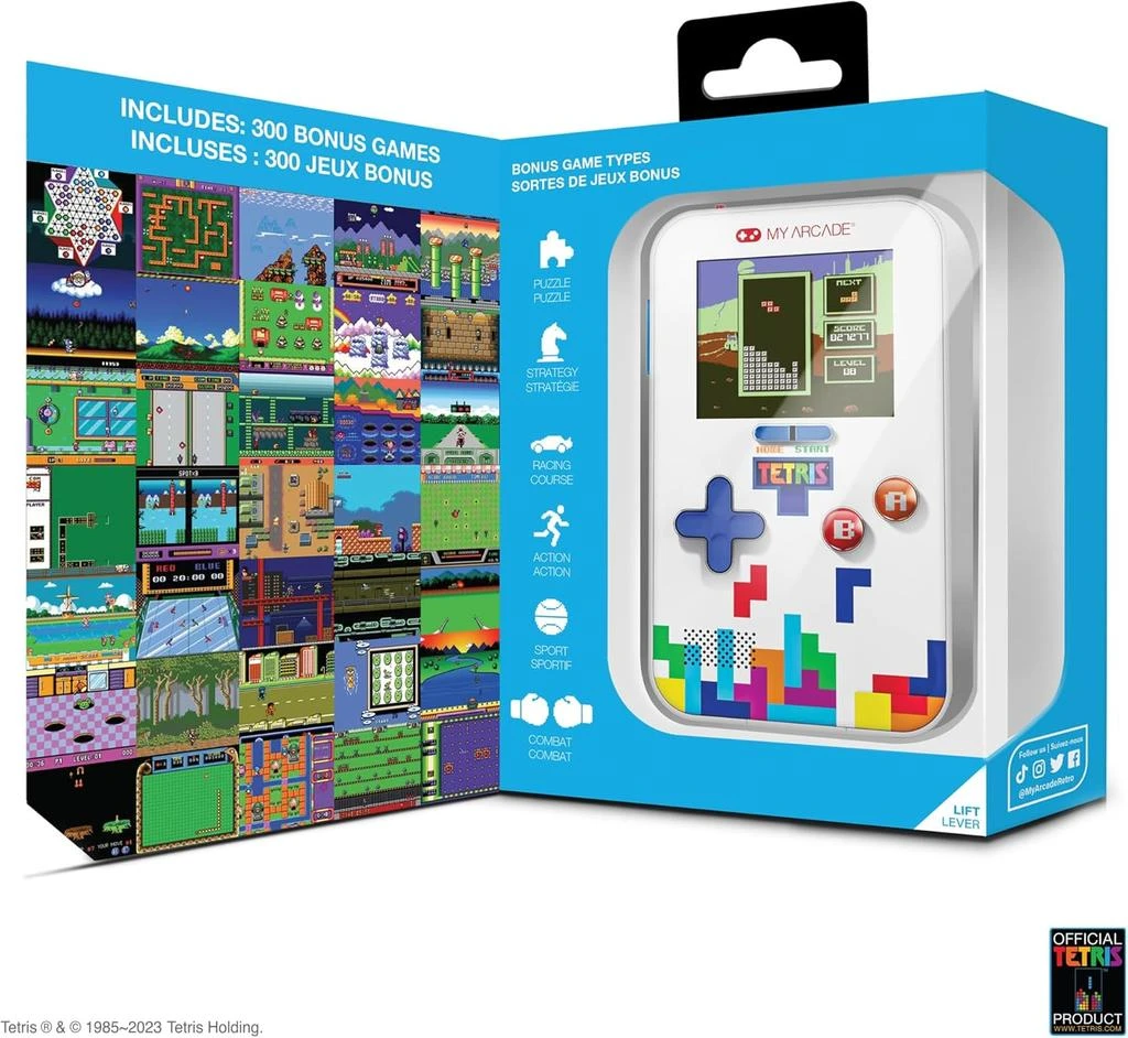 商品GO GAMER TETRIS PORTABLE VIDEO GAME SYSTEM (301 GAMES IN 1),价格¥431,第5张图片详细描述