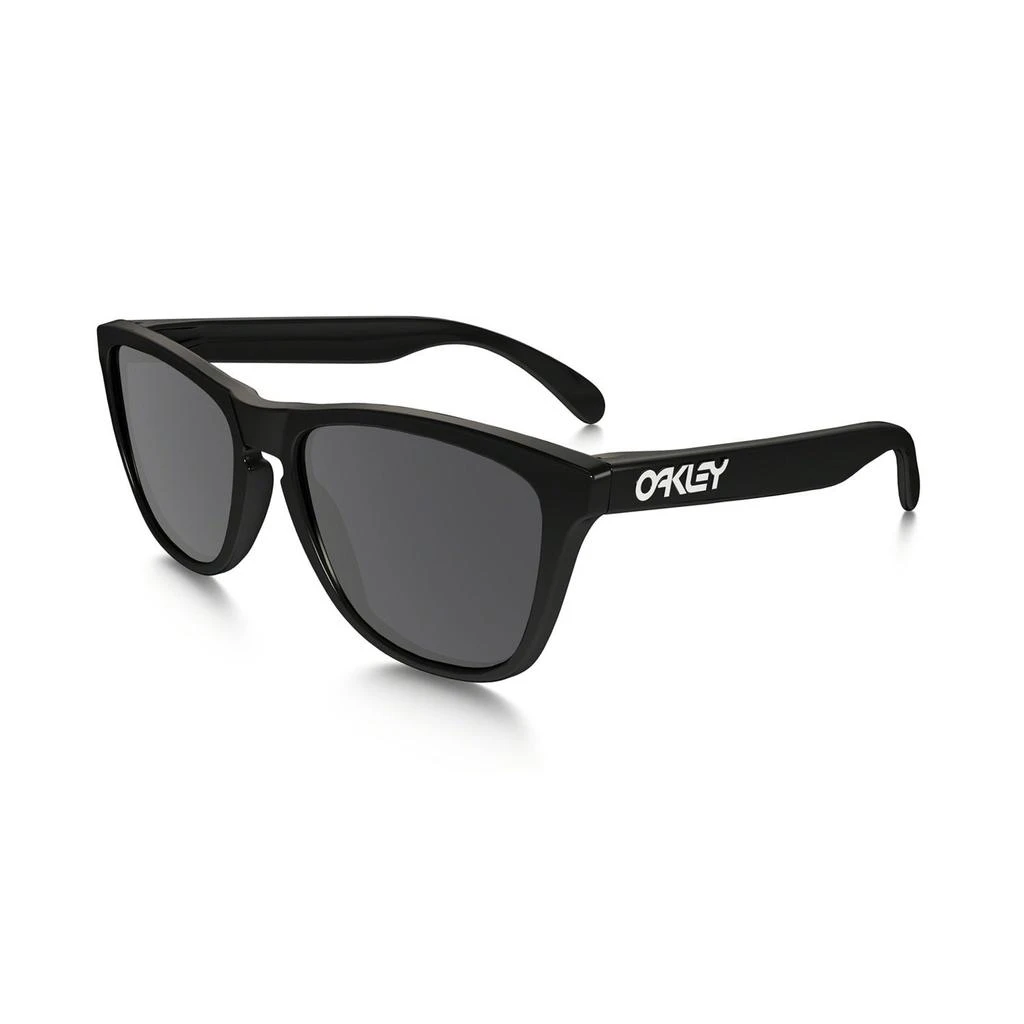 商品Oakley|Frogskins Sunglasses - Polished Black - Grey Lens - Unisex,价格¥1020,第1张图片