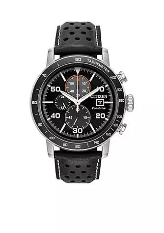 商品Citizen|Mens Citizen Eco Drive Brycen Chronograph Watch,价格¥2812,第1张图片