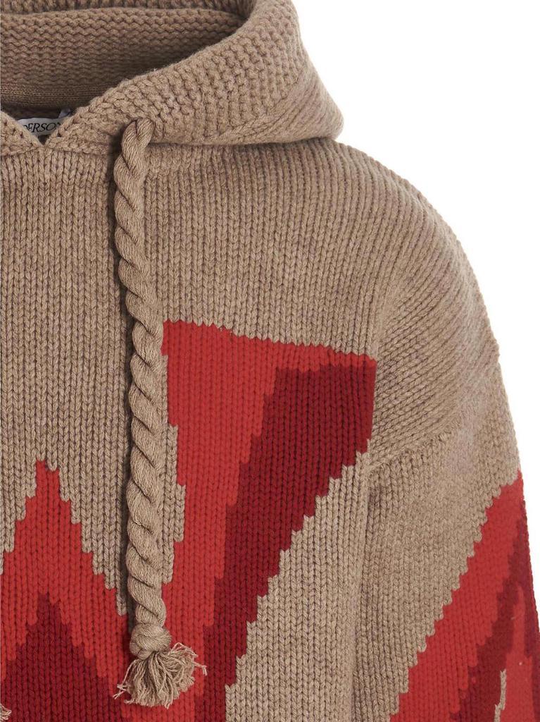 商品JW Anderson|'Gothic Chunky’ hooded sweater,价格¥3675,第6张图片详细描述