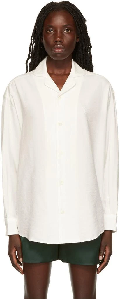 商品AMI|SSENSE Exclusive White Ami De Coeur Shirt,价格¥682,第1张图片
