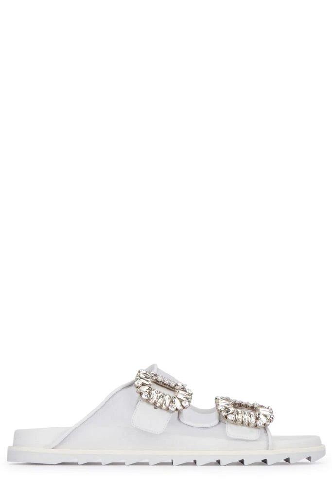 商品Roger Vivier|Roger Vivier Slidy Viv' Embellished Slip-On Mules,价格¥5700,第1张图片