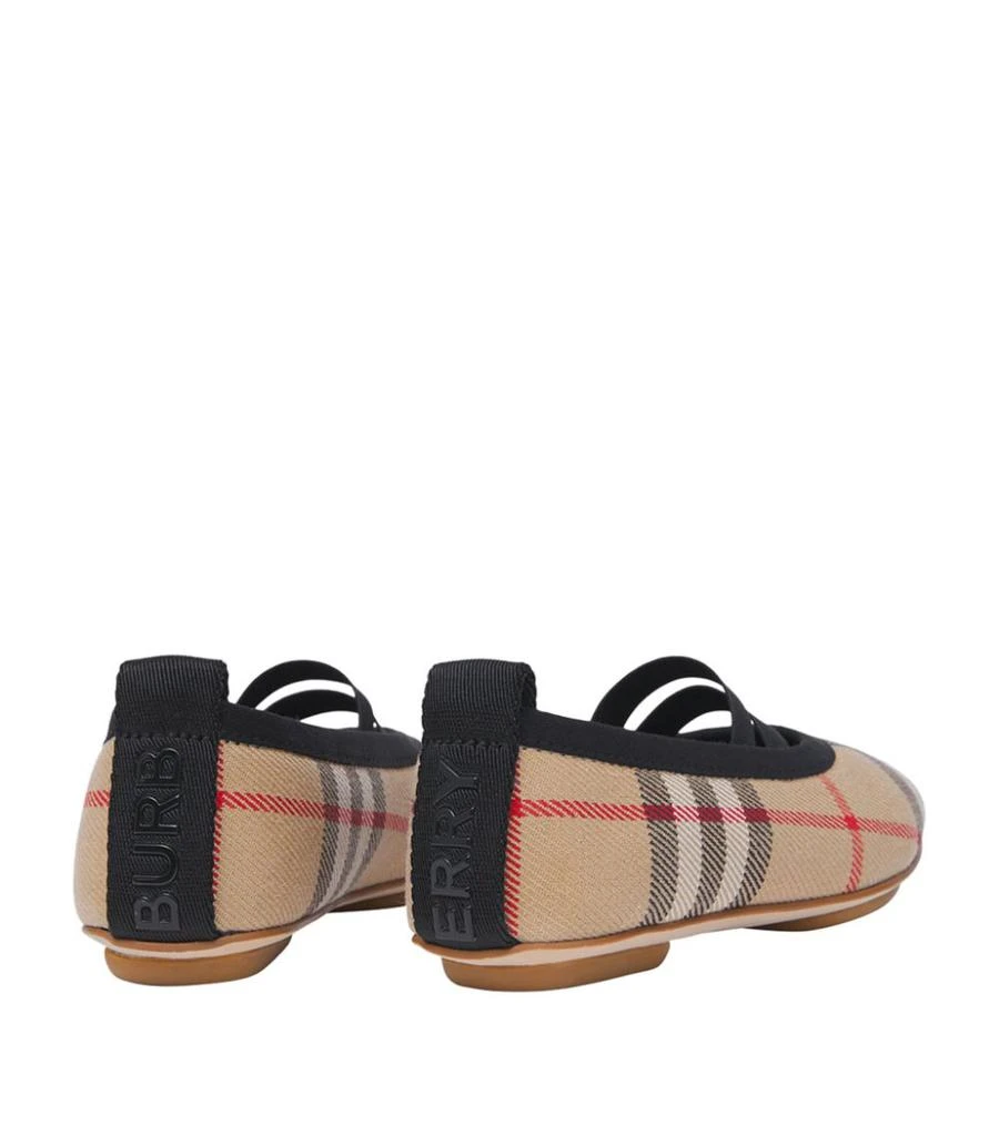 商品Burberry|Vintage Check Mini Grace Flats,价格¥2284,第4张图片详细描述