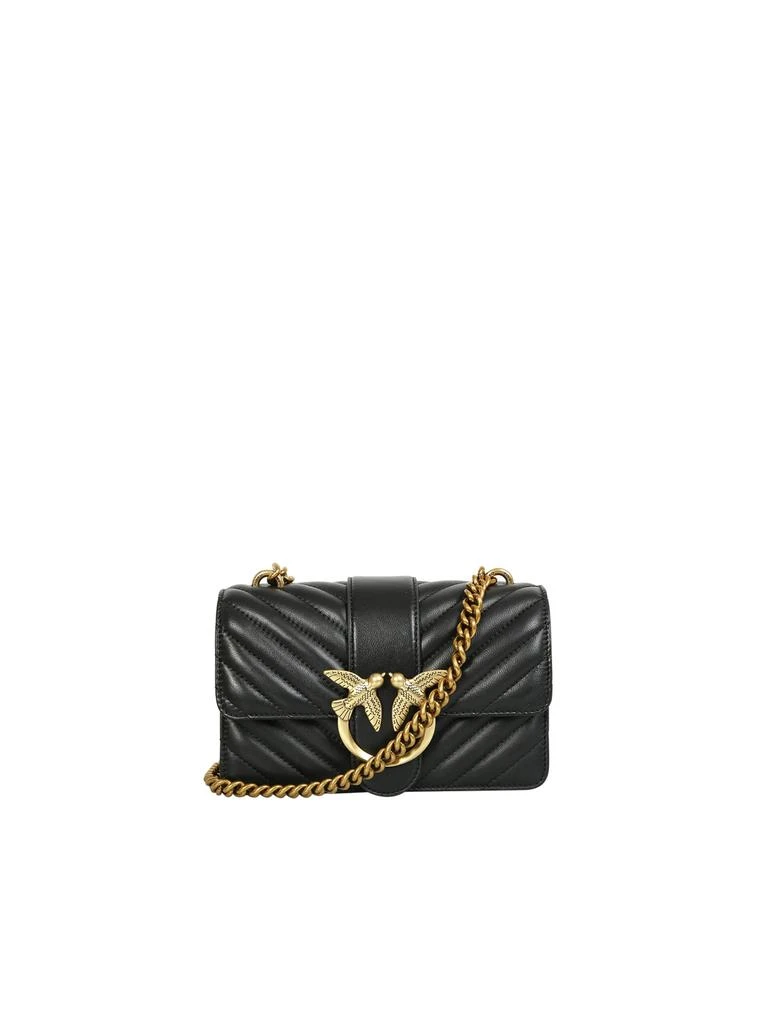 商品PINKO|Pinko Love Mini Icon Chrevon Bag,价格¥2470,第1张图片