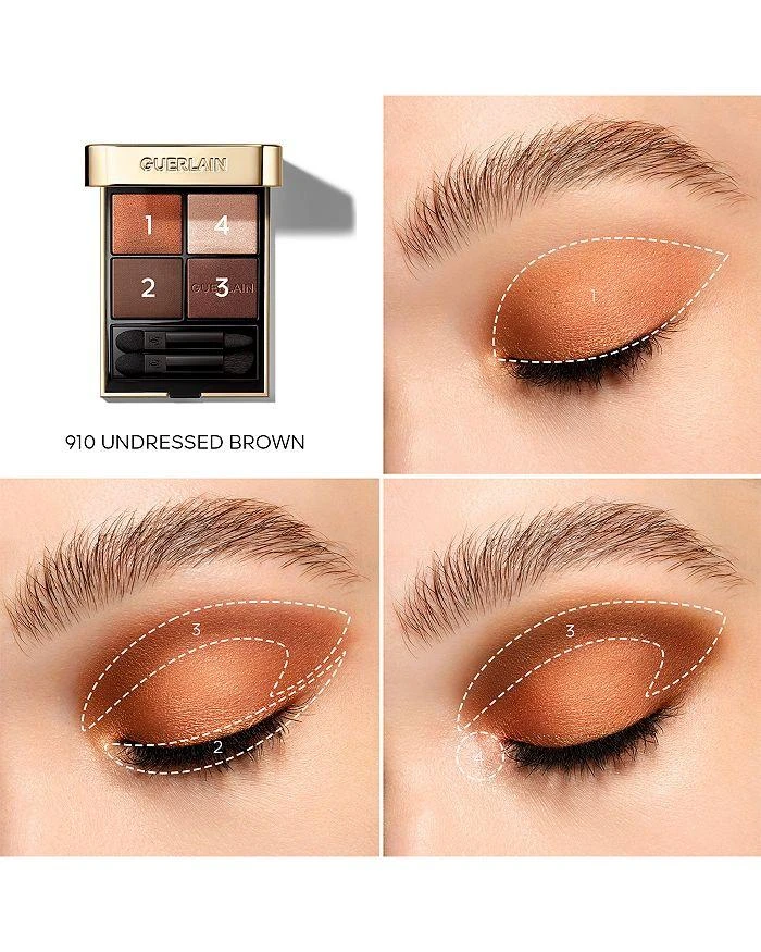 商品Guerlain|Ombres G Quad Eyeshadow Palette,价格¥634,第4张图片详细描述
