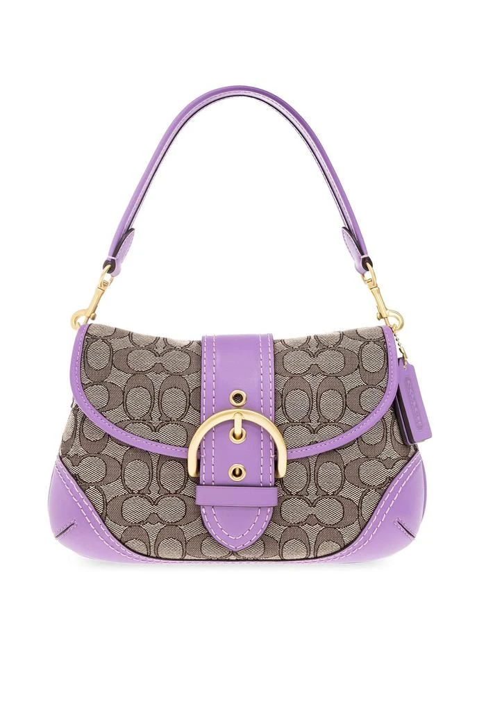 商品Coach|Coach Soho Monogram Print Buckled Shoulder Bag,价格¥1793,第1张图片