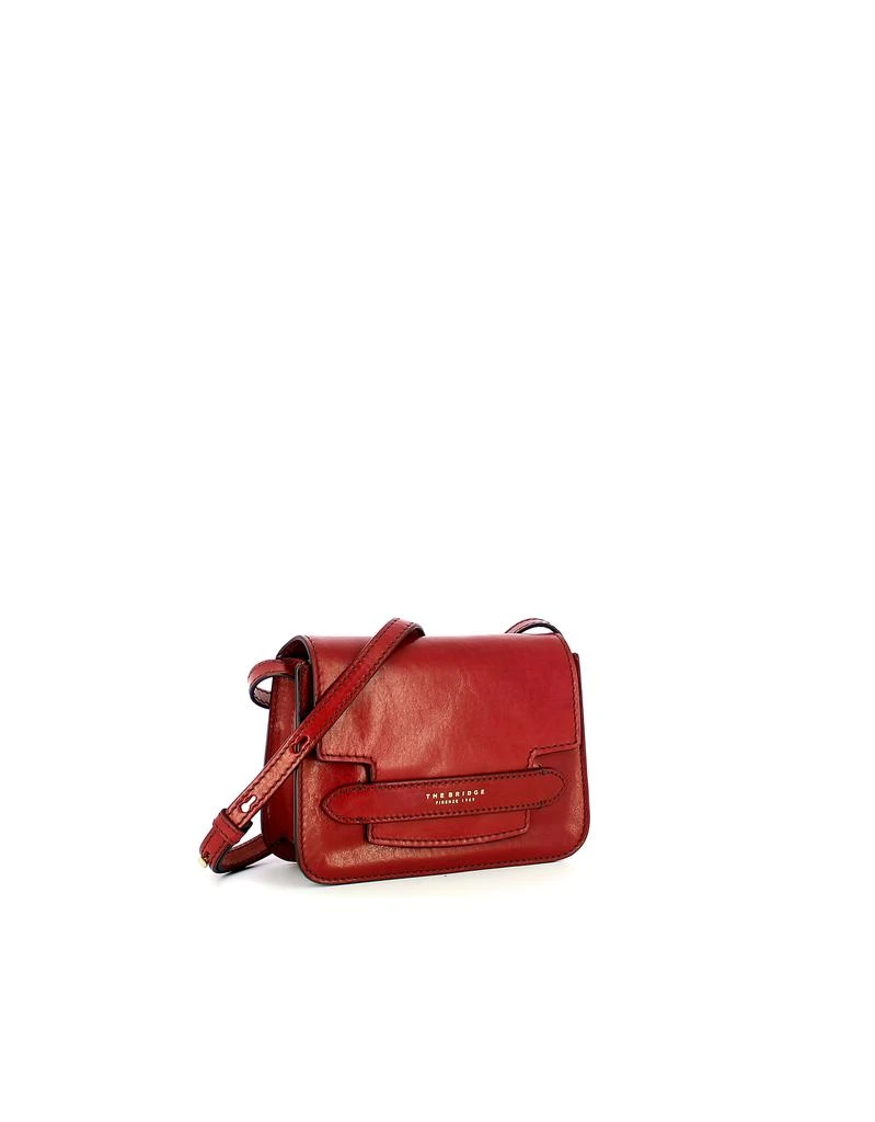 商品The Bridge|Red Leather Lucrezia Crossbody Bag,价格¥1109,第4张图片详细描述