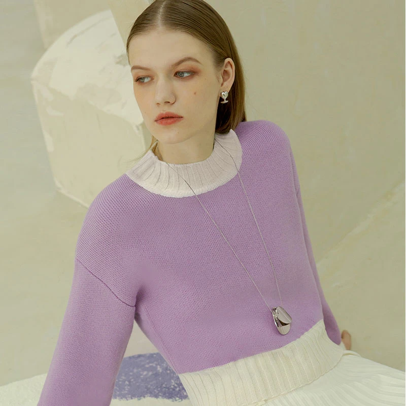 Zoie Wool Sweater - Lilac | Zoie羊毛毛衣 - 浅紫色 商品