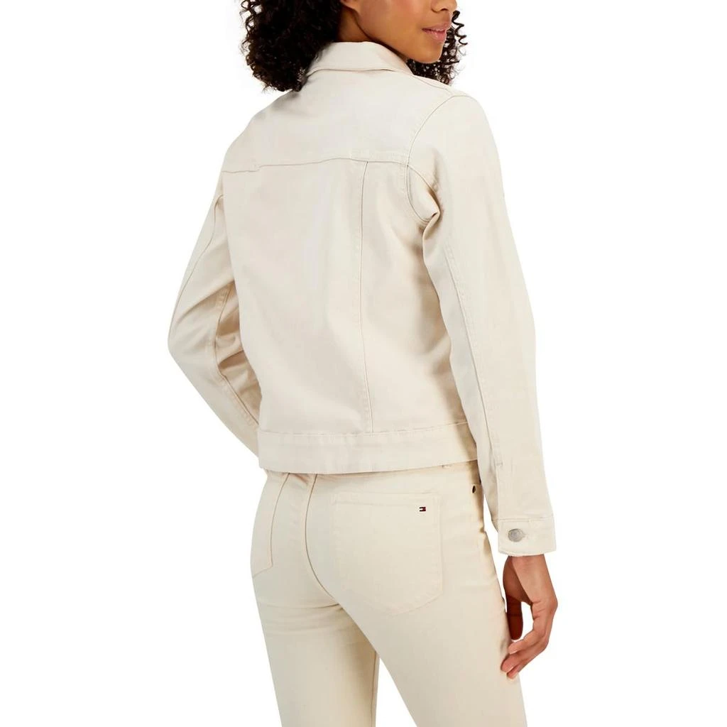 商品Tommy Hilfiger|Womens Collared Button Down Denim Jacket,价格¥494,第2张图片详细描述