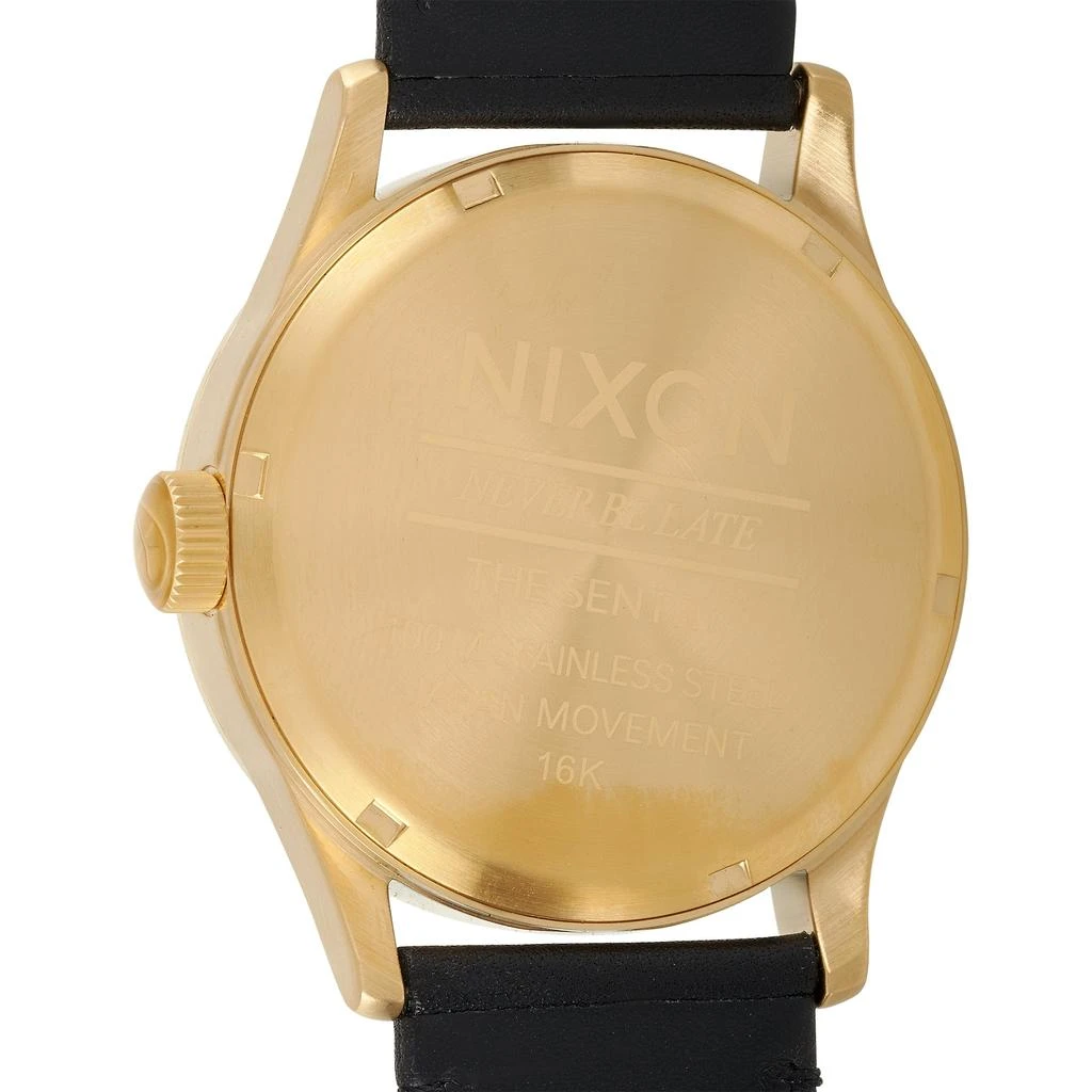 商品Nixon|Nixon Sentry Leather 42 mm All Gold Stainless Steel Watch A105-510,价格¥770,第3张图片详细描述