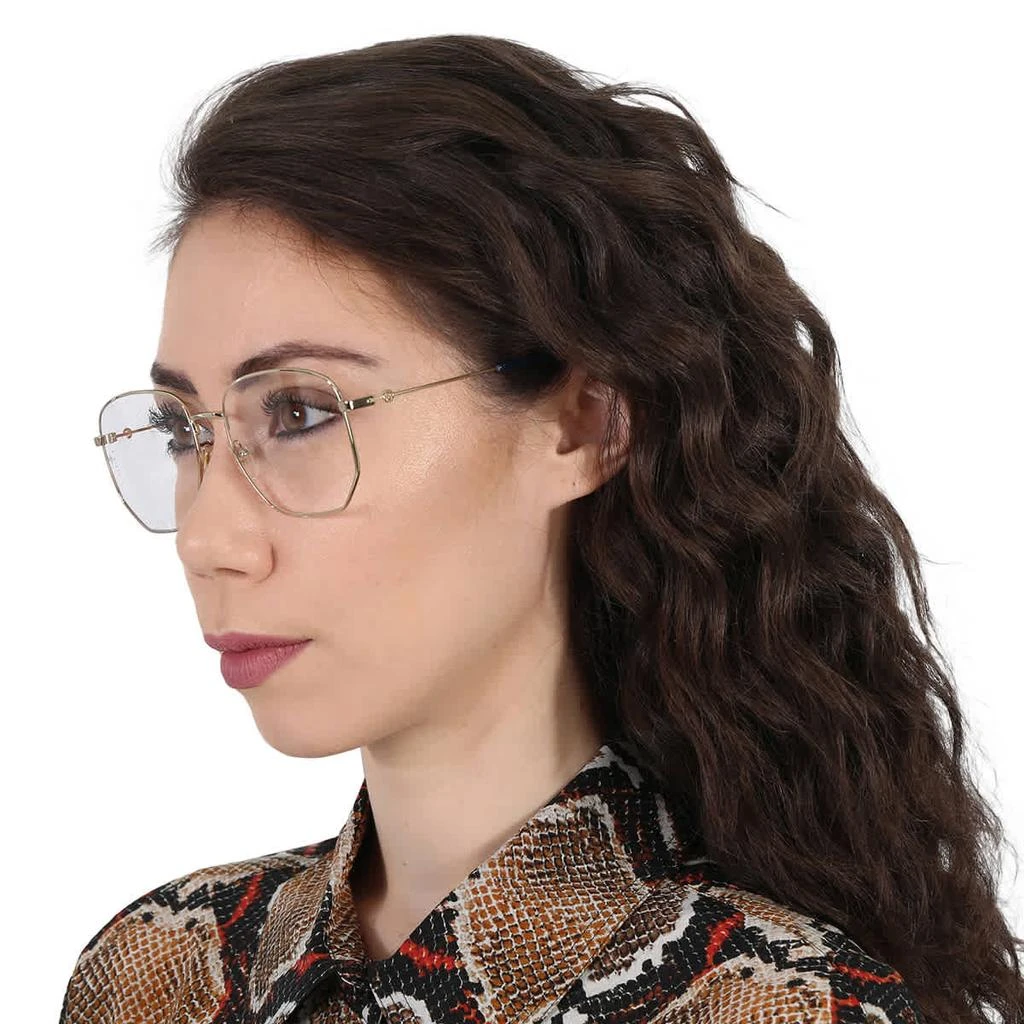 商品Gucci|Demo Geometric Ladies Eyeglasses GG0396O 002 56,价格¥1389,第2张图片详细描述