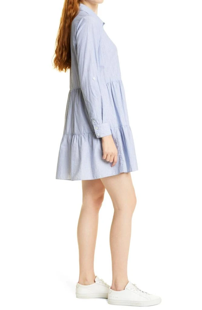 商品VERONICA BEARD|Jemila Long Sleeve Cotton Shirtdress,价格¥1092,第3张图片详细描述