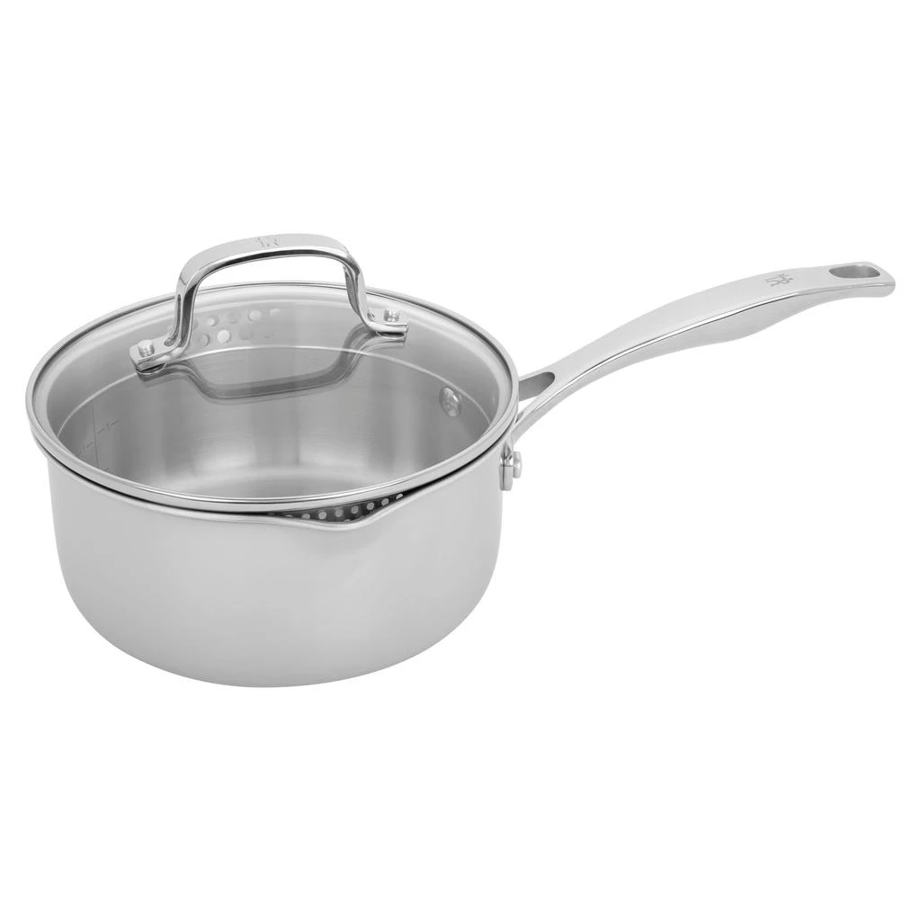 商品Henckels|Clad H3 2-qt Stainless Steel Saucepan with Lid,价格¥472,第1张图片