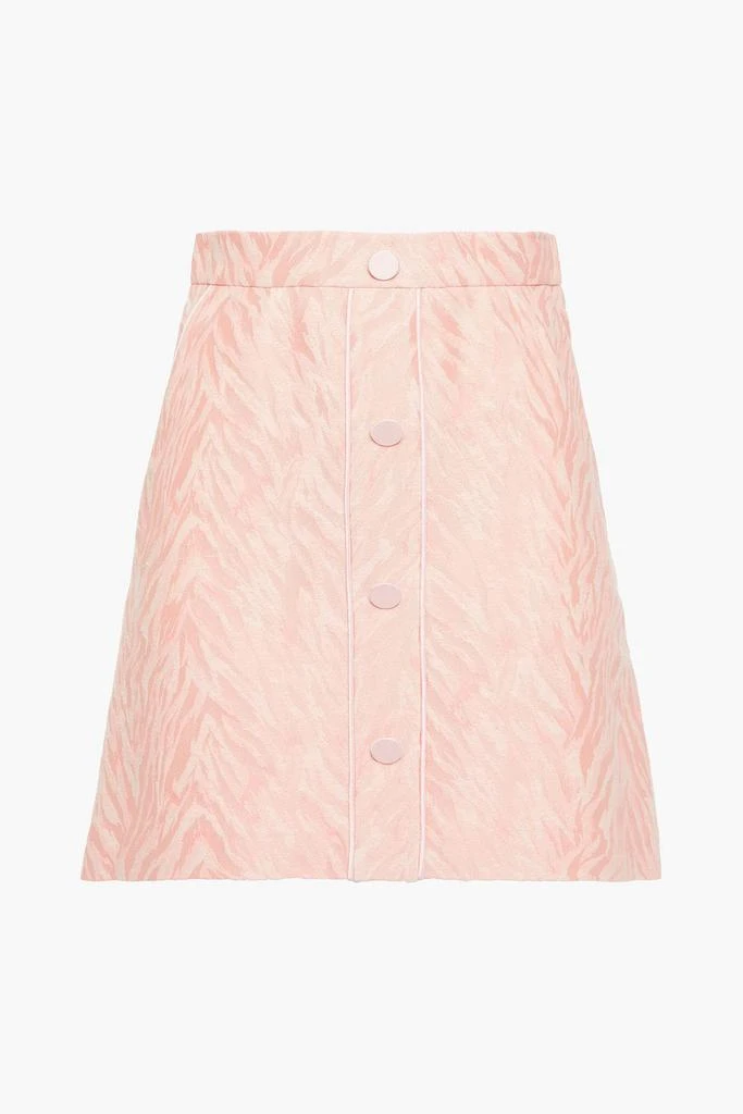 商品Sandro|Zeby cotton-blend jacquard mini skirt,价格¥420,第3张图片详细描述