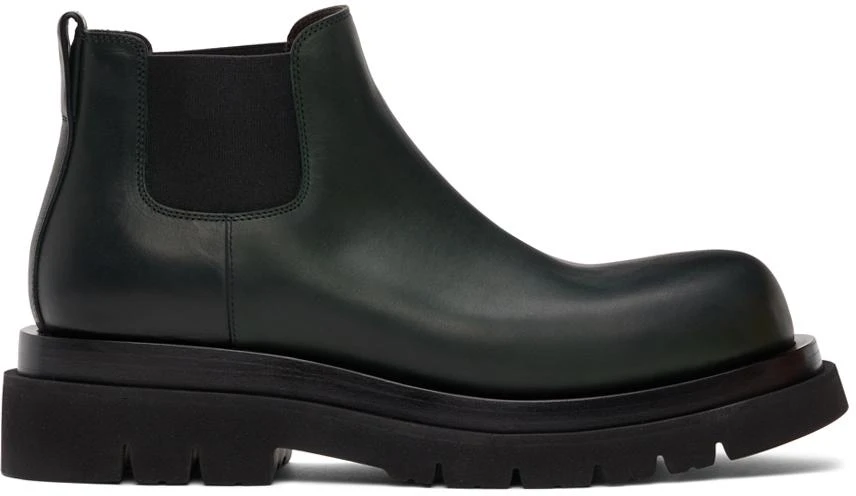 商品Bottega Veneta|Green Low 'The Lug' Chelsea Boots,价格¥9848,第1张图片