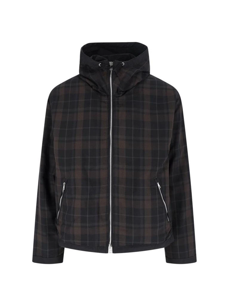 商品Our Legacy|Plaid Zip Hoodie – Black,价格¥6754,第1张图片