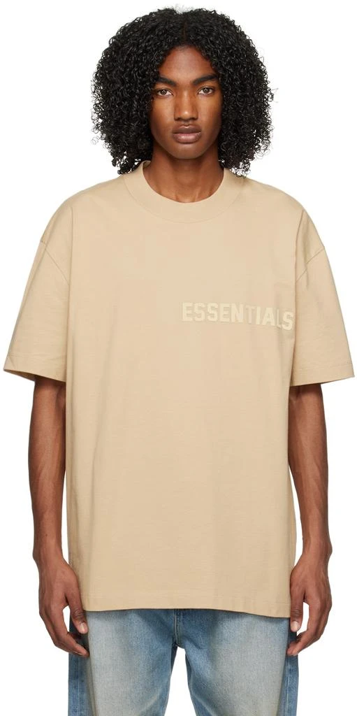 商品Essentials|SSENSE Exclusive Beige T-Shirt,价格¥241,第1张图片