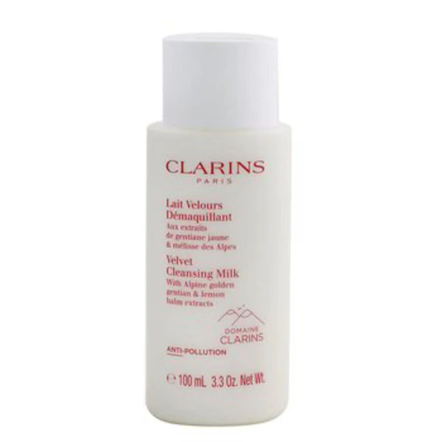 商品Clarins|Ladies Velvet Cleansing Milk with Alpine Golden Gentian & Lemon Balm Extracts 3.3 oz Skin Care 3380810378481,价格¥202,第1张图片