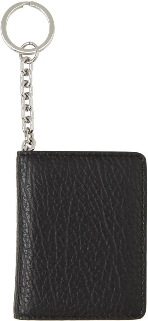 商品MAISON MARGIELA|Black Key Ring Bifold Card Holder,价格¥2901,第1张图片