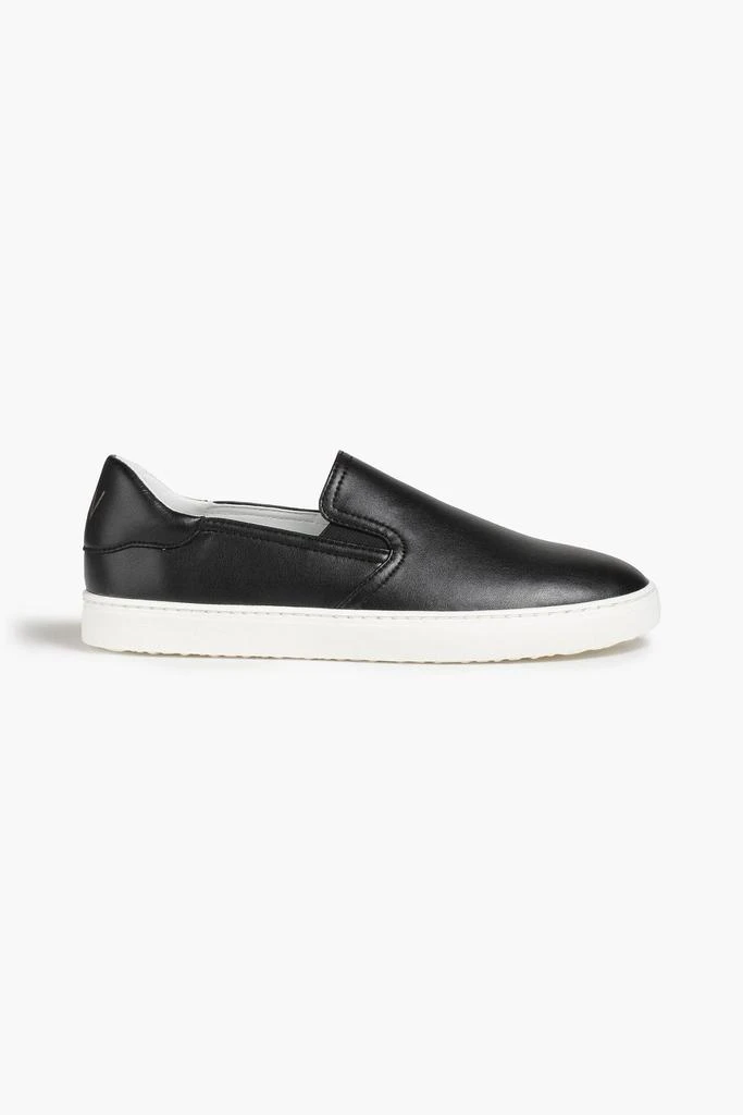 商品Stuart Weitzman|Daryl leather slip-on sneakers,价格¥1110,第1张图片