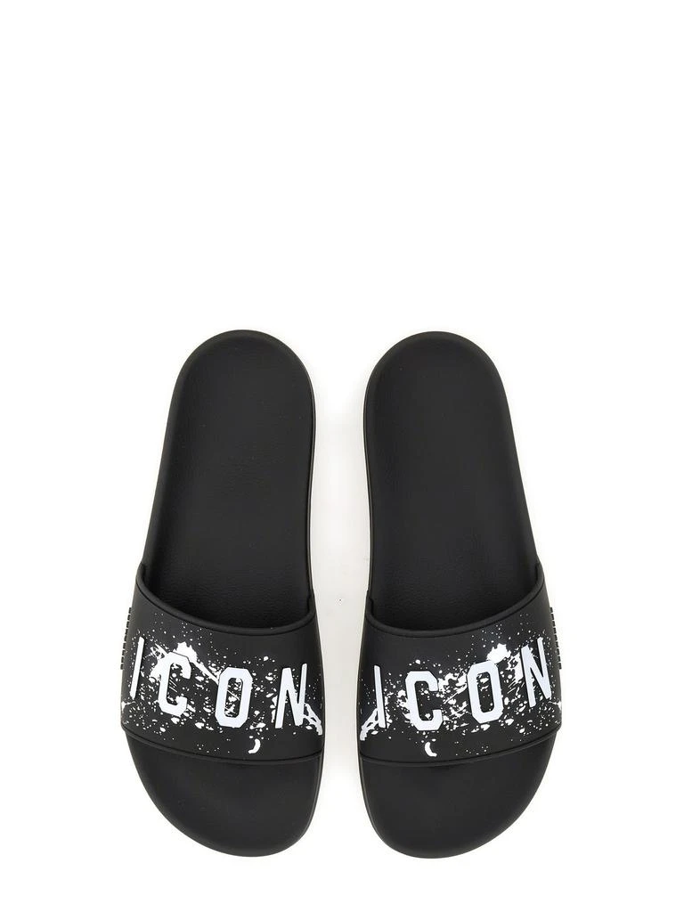 商品DSQUARED2|Slide Sandal With Logo,价格¥2259,第4张图片详细描述