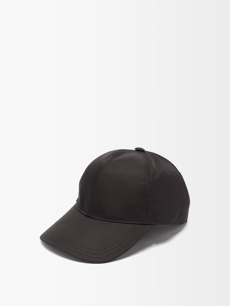 商品Prada|Triangle logo plaque nylon baseball cap,价格¥3723,第1张图片