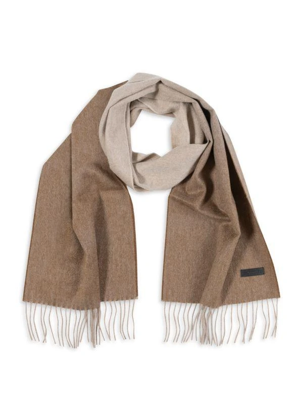 商品Bruno Magli|Ombre Fringe Cashmere Scarf,价格¥775,第1张图片