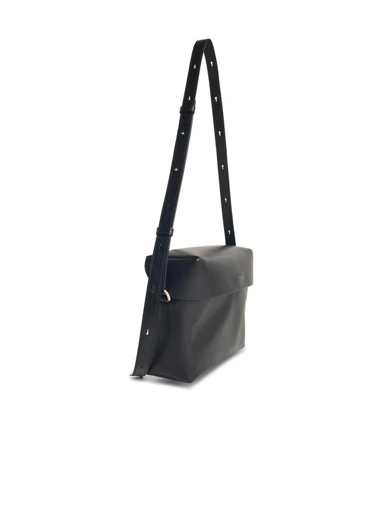 商品Jil Sander|Jil Sander 'Lid' Black Leather Crossbody Bag,价格¥14743,第2张图片详细描述