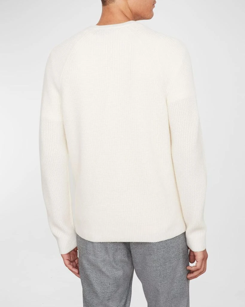 商品Vince|Men's Ribbed Raglan Crewneck Sweater,价格¥1333,第2张图片详细描述