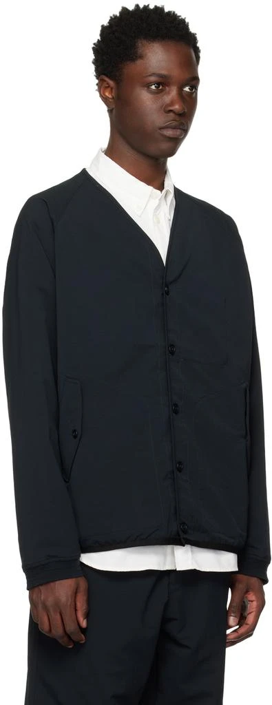 商品Nanamica|Black Y-Neck Cardigan,价格¥2372,第2张图片详细描述