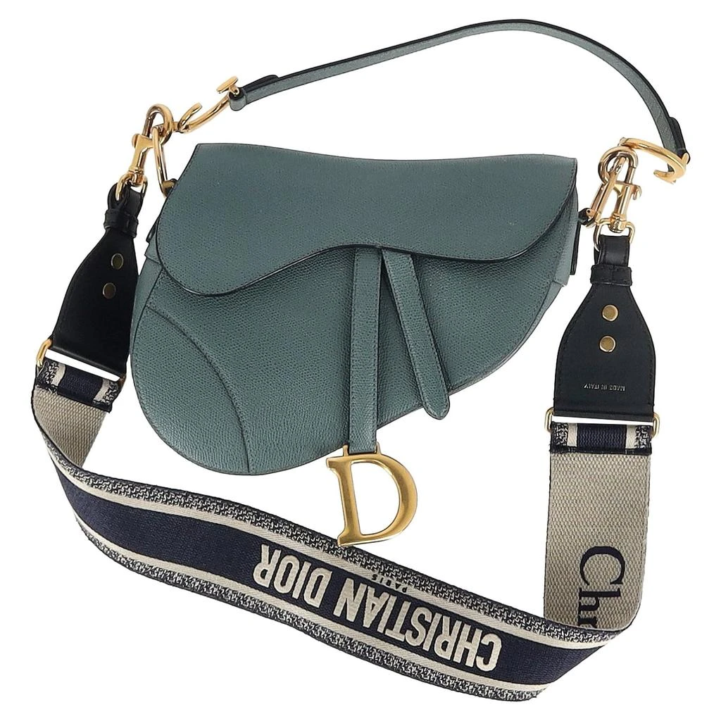 商品[二手商品] Dior|Saddle Bag in Blue Leather,价格¥28715,第1张图片