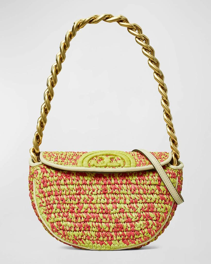 Tory Burch Fleming Jeweled Crochet Convertible Shoulder Bag