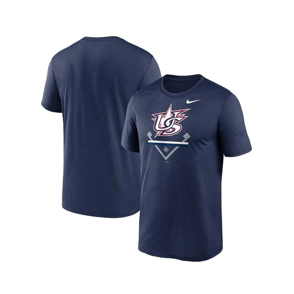 商品NIKE|Men's Navy USA Baseball 2023 World Baseball Classic Icon Legend T-shirt,价格¥298,第1张图片