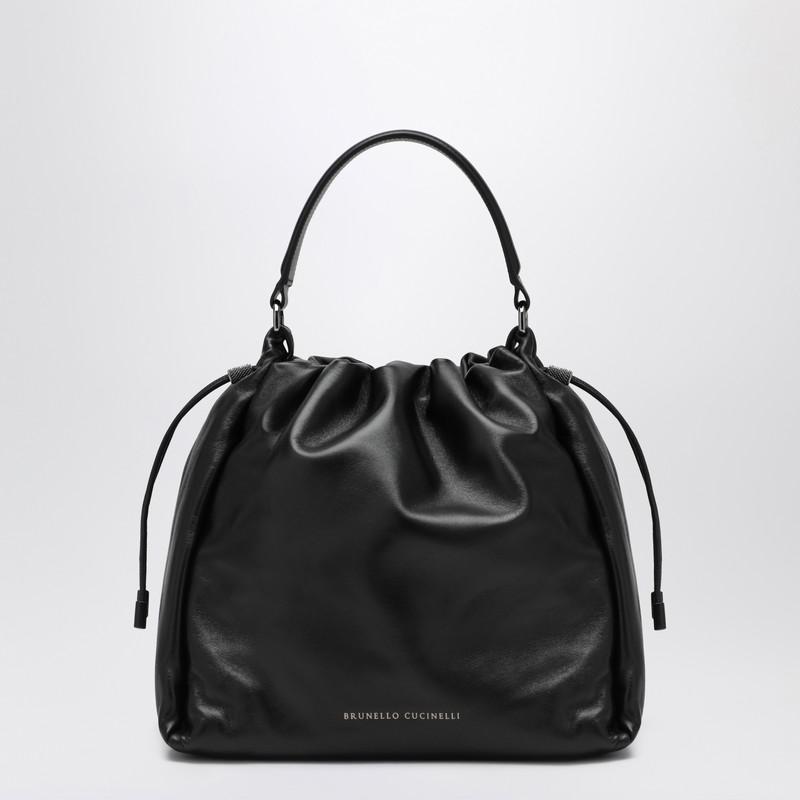 ショルダーバッグ・ポシェット BRUNELLO CUCINELLI SOFT LEATHER BUCKET BAG Brunello Cucinelli Drawstring Leather Shoulder Bag | Neiman