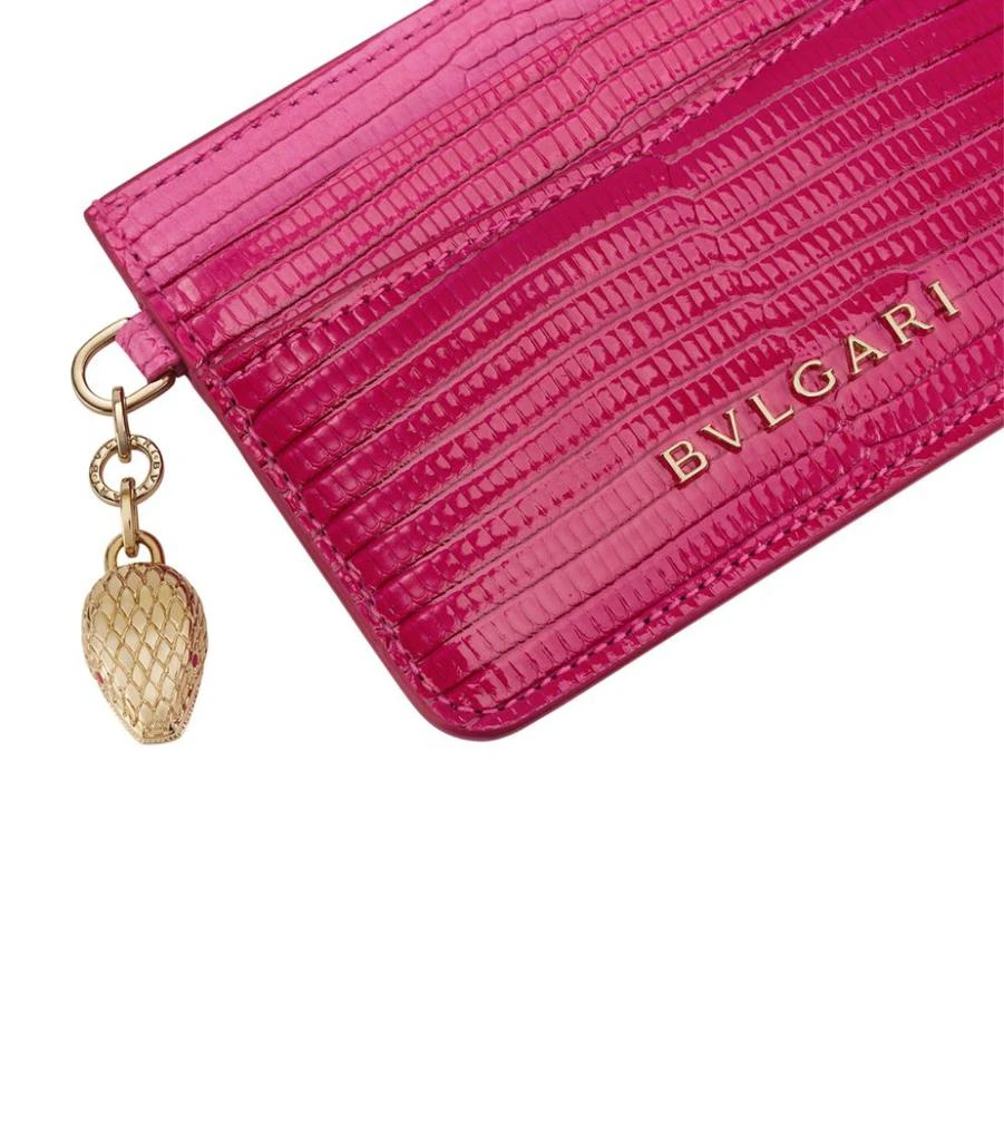 商品BVLGARI|Lizard Serpenti ForeverCard Holder,价格¥7210,第4张图片详细描述
