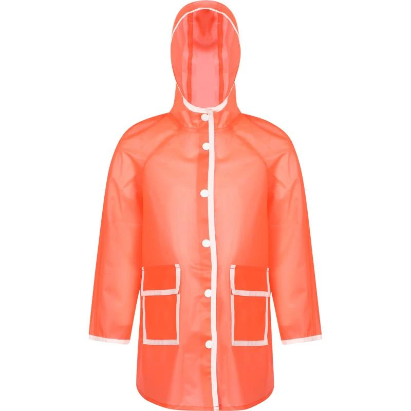 商品Bonpoint|Hooded rain parka in poppy red,价格¥1783,第1张图片