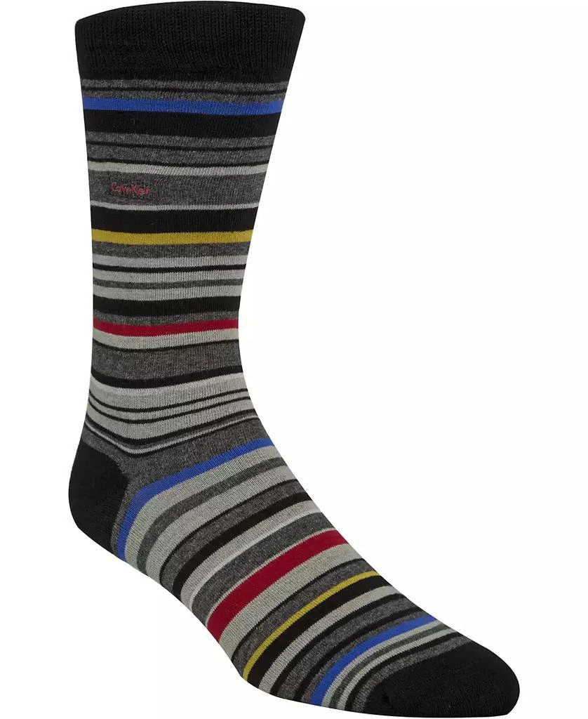 商品Calvin Klein|Men's Striped Crew Socks,价格¥73,第1张图片