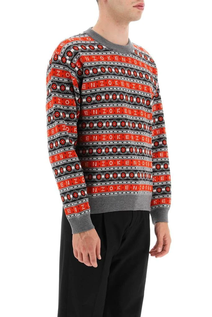 商品Kenzo|JACQUARD WOOL SWEATER,价格¥1289,第3张图片详细描述