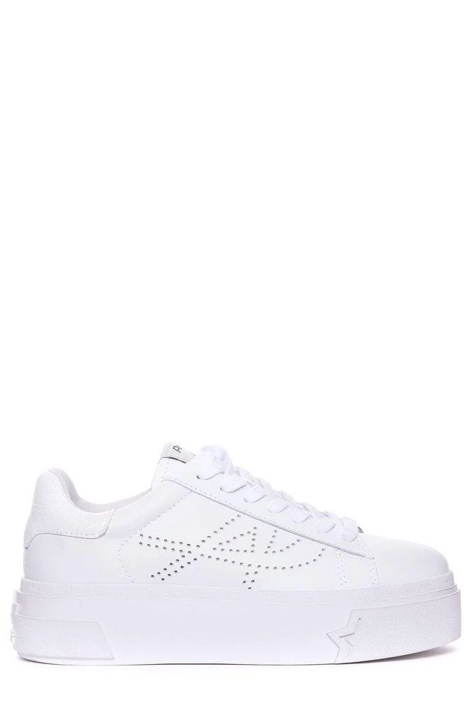 商品Ash|Ash Santana Logo Perforated Low-Top Sneakers,价格¥1131,第1张图片